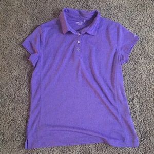 Garb Girls purple golf shirt